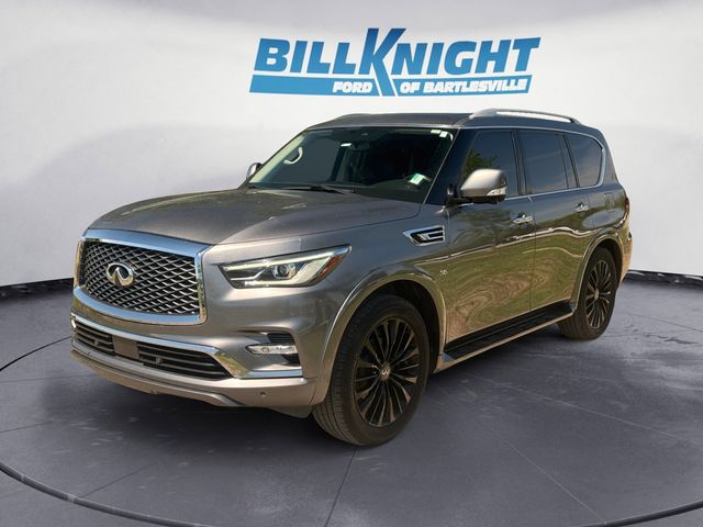 Gray (Graphite Shadow) 2018 INFINITI QX80 4WD SUV / Crossover All-Wheel Drive 7-Speed Automatic