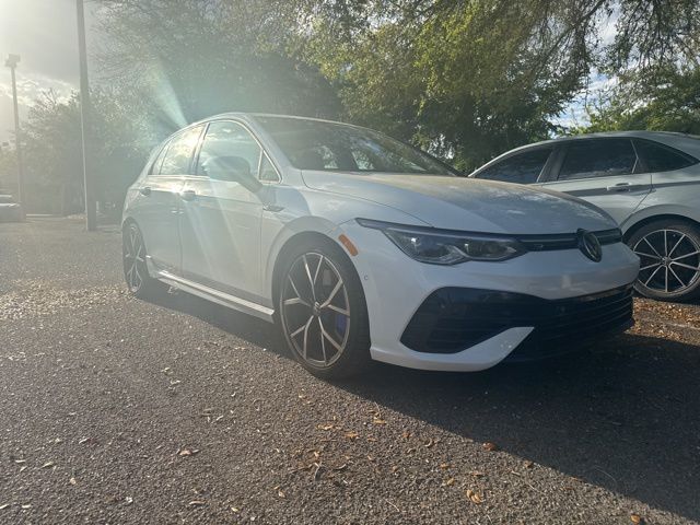 Pure White 2022 Volkswagen Golf R 2.0T 4Motion AWD Hatchback All-Wheel Drive 6-Speed Manual