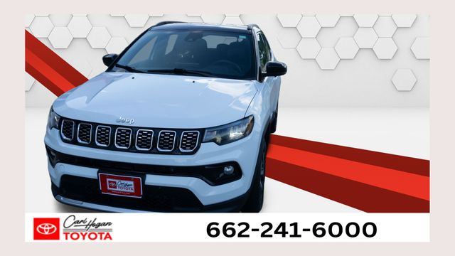 Bright White Clearcoat 2025 Jeep Compass SUV / Crossover Four-Wheel Drive 8-Speed Automatic