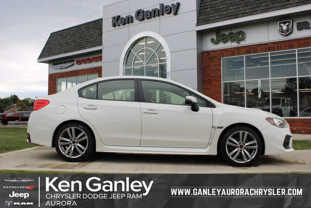 Crystal White Pearl 2019 Subaru WRX Sedan All-Wheel Drive 6-Speed Manual