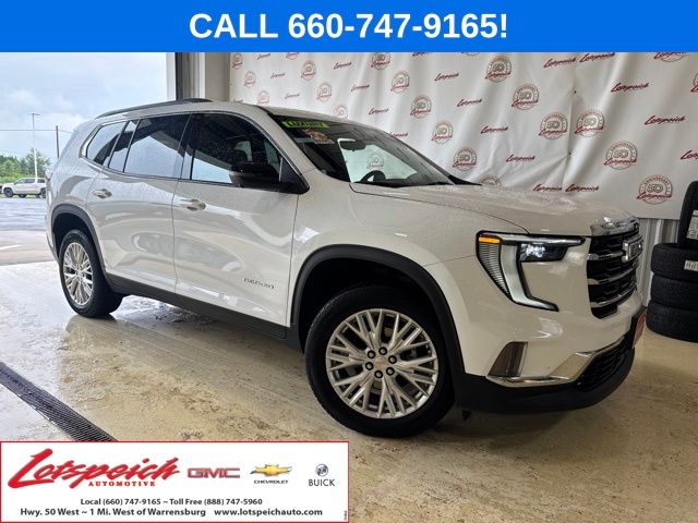 Summit White 2026 GMC Acadia SUV / Crossover Front-Wheel Drive 8-Speed Automatic