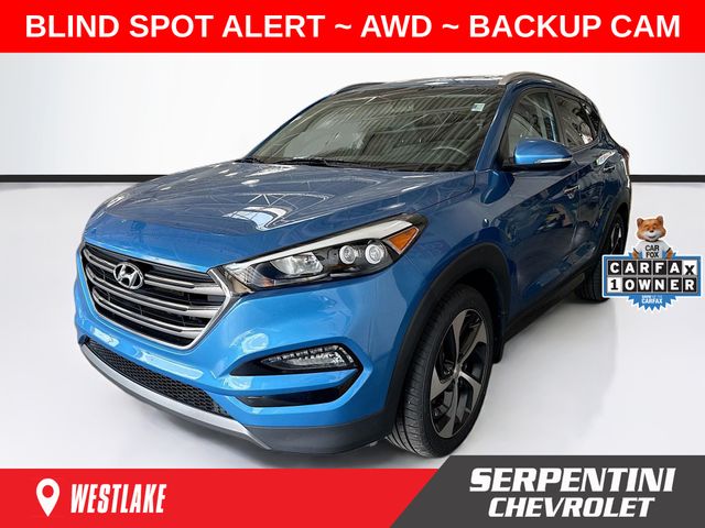 Caribbean Blue 2016 Hyundai Tucson SUV / Crossover All-Wheel Drive 7-Speed Automatic