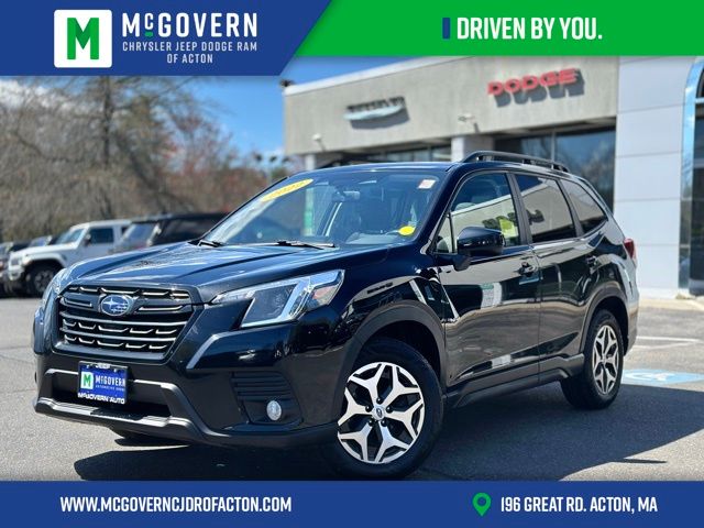 Crystal Black Silica 2022 Subaru Forester SUV / Crossover All-Wheel Drive Continuously Variable Transmission