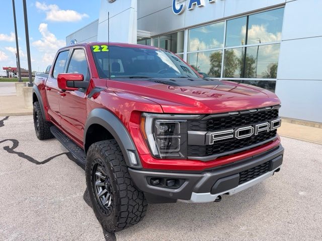 Red Metallic 2022 Ford F-150 Pickup Truck Four-Wheel Drive Automatic