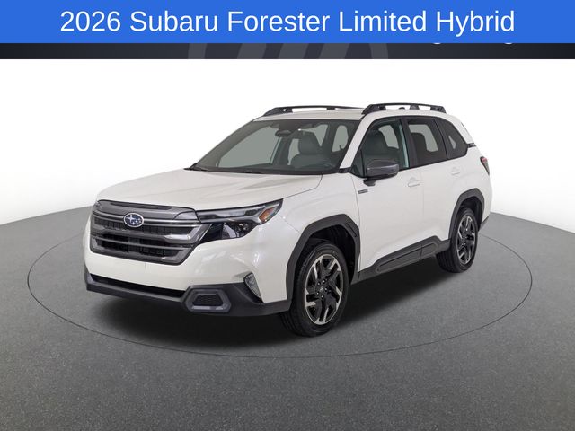 Crystal White Pearl 2026 Subaru Forester Hybrid SUV / Crossover All-Wheel Drive Continuously Variable Transmission