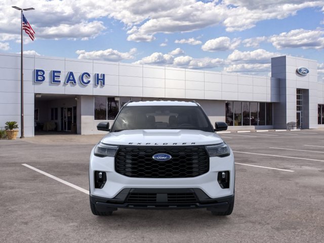 2026 Space White Metallic Ford Explorer ST-Line RWD SUV