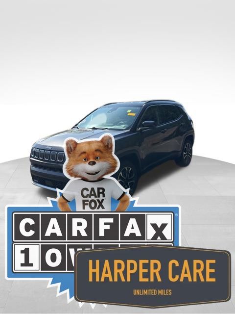 Gray (Granite Crystal Metallic Clearcoat) 2022 Jeep Compass Limited 4WD SUV / Crossover Four-Wheel Drive 9-Speed Automatic