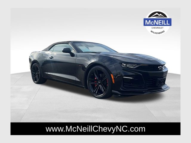 Black 2022 Chevrolet Camaro 1SS Convertible RWD Convertible Rear-Wheel Drive Automatic