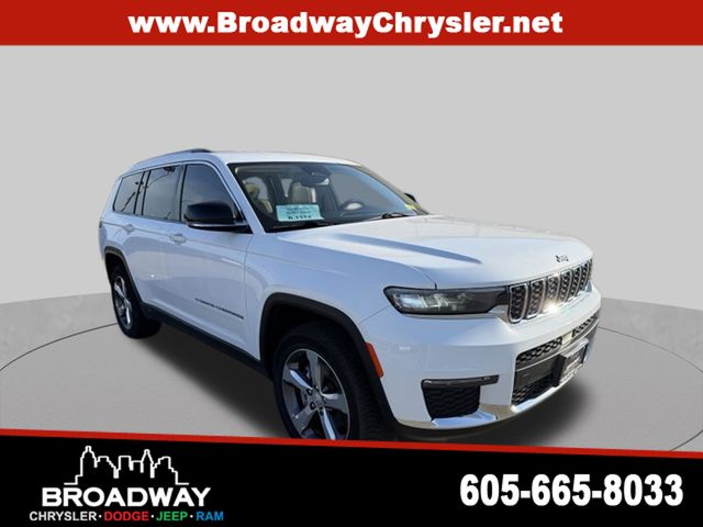 Bright White Clearcoat 2021 Jeep Grand Cherokee L SUV / Crossover Four-Wheel Drive 8-Speed Automatic