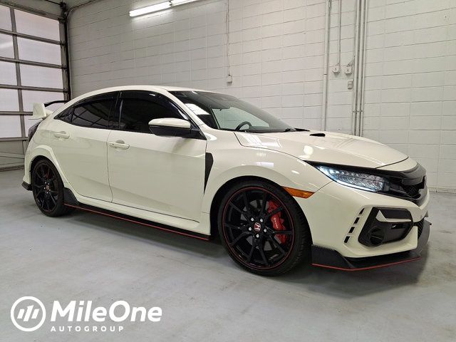 White 2021 Honda Civic Type R Touring FWD Hatchback Front-Wheel Drive 6-Speed Manual