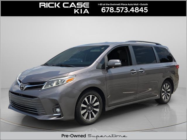 Predawn Gray Mica 2019 Toyota Sienna Minivan Front-Wheel Drive 8-Speed Automatic