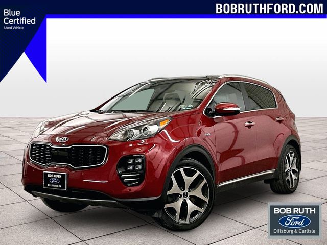 2017 Kia Sportage SX Red at Bob Ruth Ford