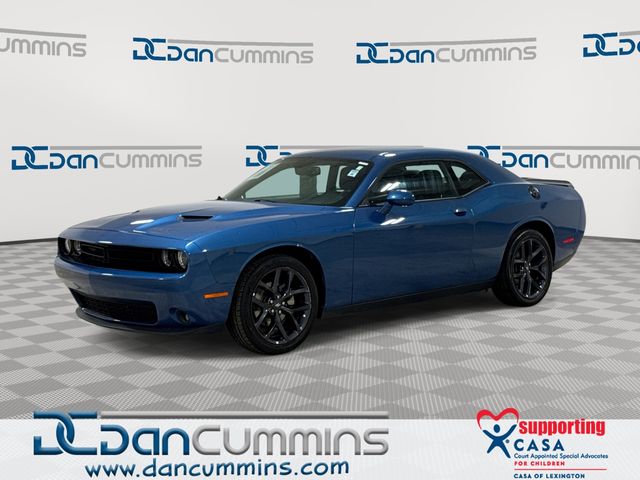 Blue (Frostbite) 2023 Dodge Challenger SXT RWD Coupe Rear-Wheel Drive 8-Speed Automatic
