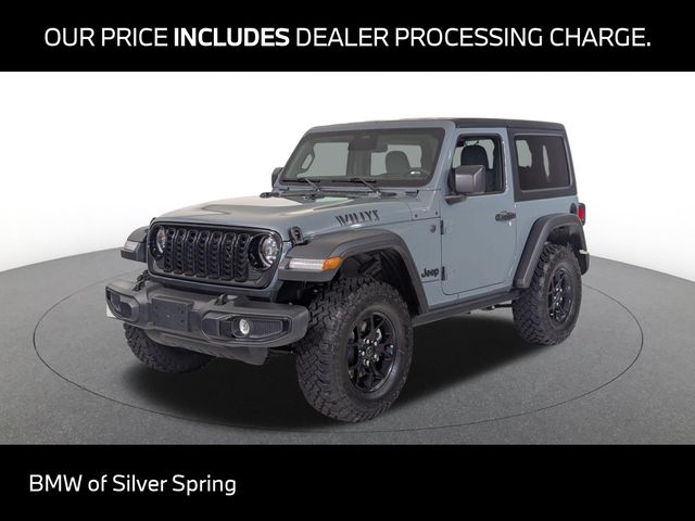 Anvil Clearcoat 2025 Jeep Wrangler SUV / Crossover Four-Wheel Drive 6-Speed Manual