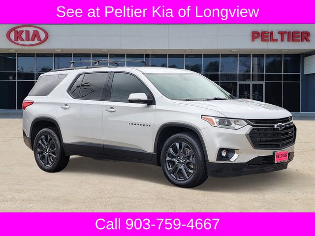 Silver Ice Metallic 2021 Chevrolet Traverse SUV / Crossover Front-Wheel Drive 9-Speed Automatic