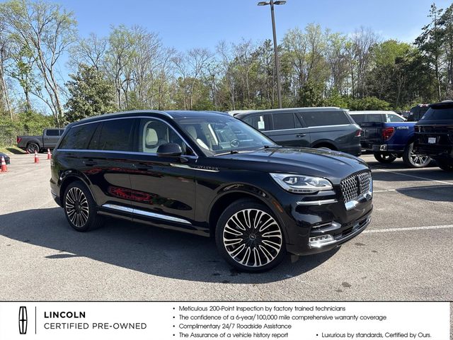 Infinite Black Metallic Clearcoat 2023 Lincoln Aviator Black Label AWD SUV / Crossover All-Wheel Drive Automatic