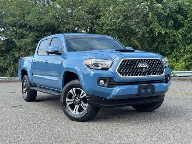 Blue 2019 Toyota Tacoma Pickup Truck Four-Wheel Drive 6-Speed Automatic