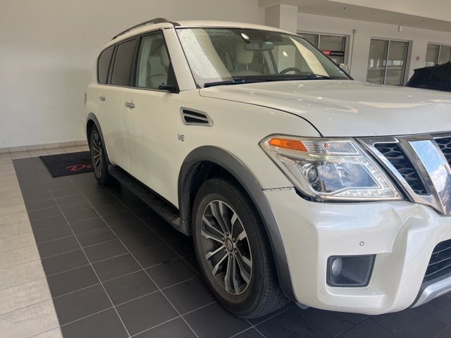 2018 Nissan Armada SL White at EAG Ford Navasota