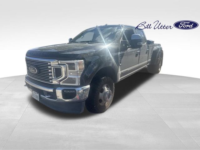Black Metallic 2022 Ford F-350 Super Duty Pickup Truck Four-Wheel Drive Automatic