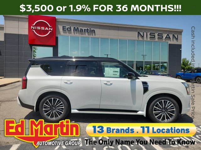 White Pearl 2026 Nissan Armada SUV / Crossover Four-Wheel Drive 9-Speed Automatic