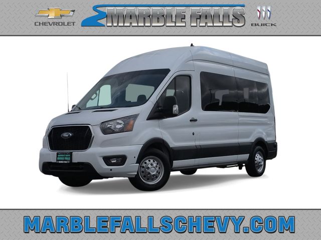 Oxford White 2024 Ford Transit Passenger 350 XLT High Roof LB AWD Van All-Wheel Drive
