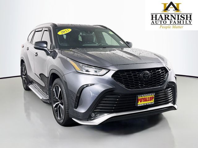 Magnetic Gray Metallic 2022 Toyota Highlander SUV / Crossover All-Wheel Drive 8-Speed Automatic