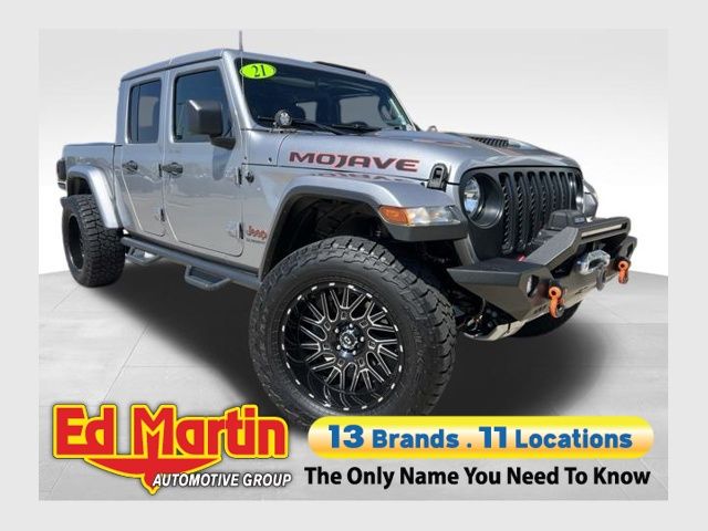 Billet Silver Metallic 2021 Jeep Gladiator Pickup Truck Four-Wheel Drive 8-Speed Automatic