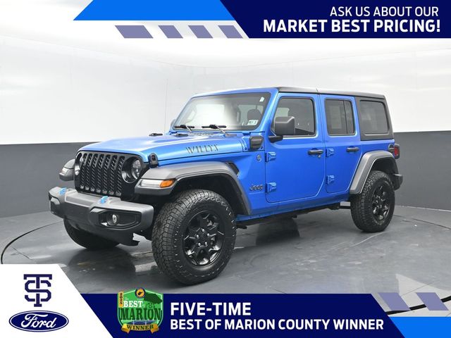 Hydro Blue Pearl Coat 2023 Jeep Wrangler 4xe SUV / Crossover Four-Wheel Drive 8-Speed Automatic