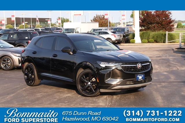 Black (Ebony Twilight Metallic) 2021 Buick Envision SUV / Crossover Front-Wheel Drive 9-Speed Automatic