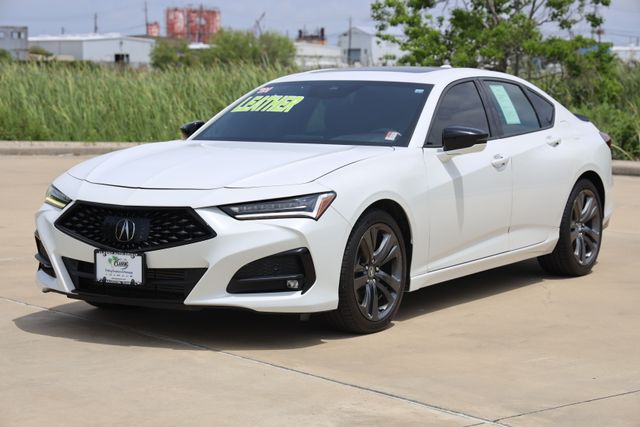 2021 Acura TLX A-Spec Package White at AutoSavvy Houston Southwest