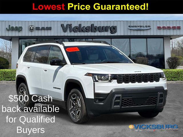 Bright White Clearcoat 2026 Jeep Cherokee SUV / Crossover Four-Wheel Drive Continuously Variable Transmission