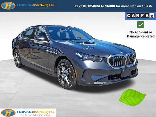 Gray (Dark Graphite Metallic) 2025 BMW i5 eDrive40 FWD Sedan Rear-Wheel Drive Automatic