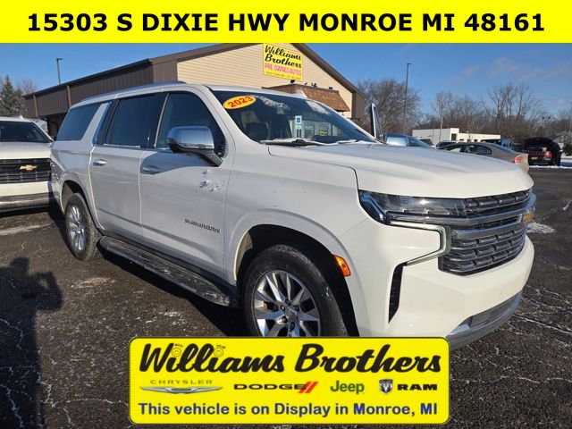 2023 Chevrolet Suburban Premier - Summit White exterior view 1