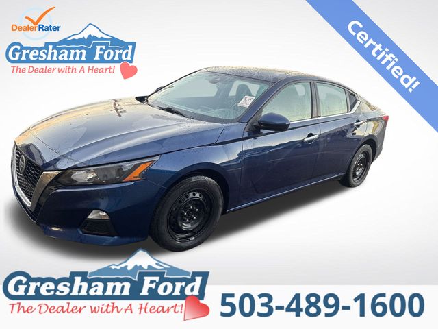 Deep Blue Pearl 2022 Nissan Altima 2.5 S FWD Sedan Front-Wheel Drive Continuously Variable Transmission