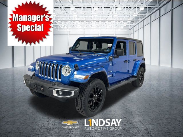 Hydro Blue Pearl Coat 2021 Jeep Wrangler 4xe SUV / Crossover Four-Wheel Drive 8-Speed Automatic