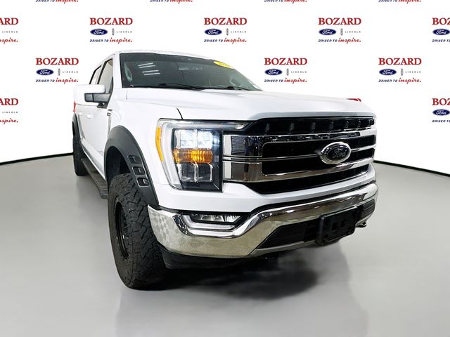 2021 White Metallic Ford F-150 Lariat Truck