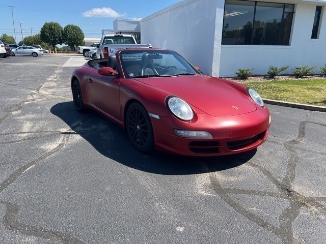 Guards Red 2006 Porsche 911 Carrera Cabriolet RWD Convertible Rear-Wheel Drive 6-Speed Manual Overdrive