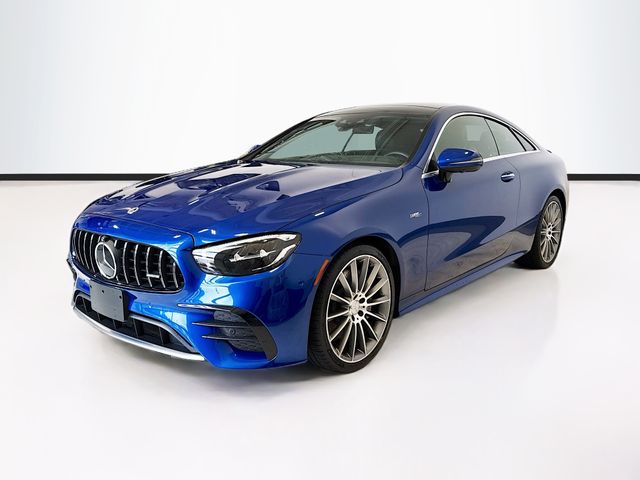 Starling Blue Metallic 2023 Mercedes-Benz E-Class Convertible All-Wheel Drive 9-Speed Automatic