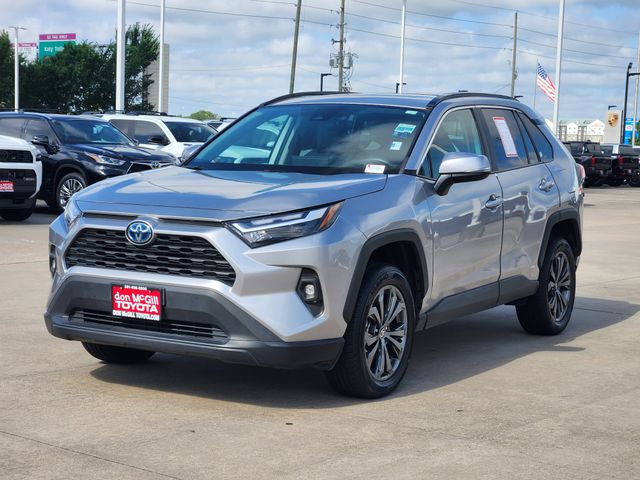 2023 Toyota RAV4 Hybrid XLE Premium Silver at North Houston Mitsubishi