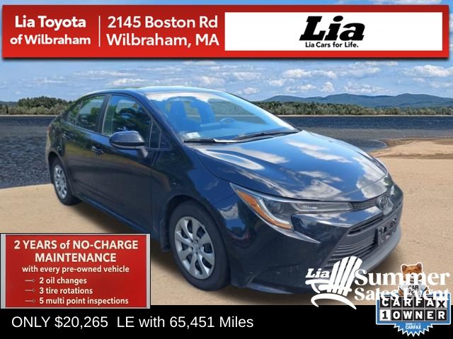 Midnight Black Metallic 2024 Toyota Corolla Sedan Front-Wheel Drive Continuously Variable Transmission