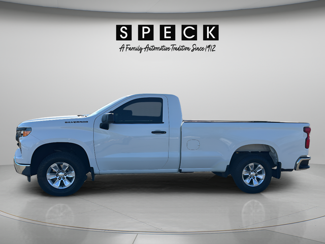 Summit White 2022 Chevrolet Silverado 1500 Work Truck Regular Cab LB RWD Pickup Truck 4X2 8-Speed Automatic