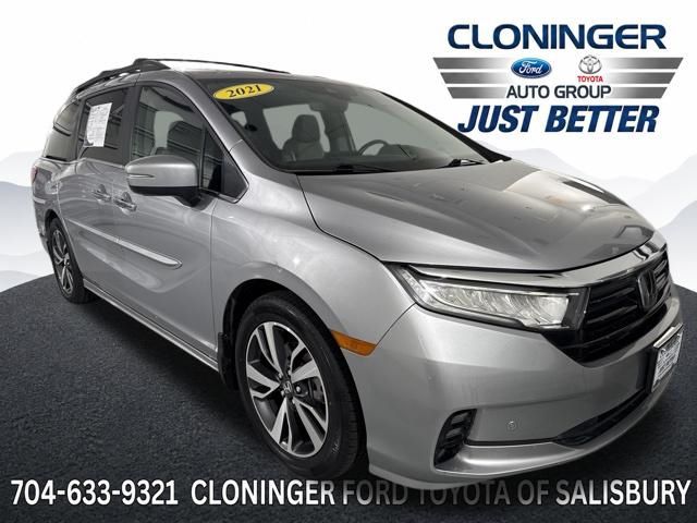 Lunar Silver Metallic 2021 Honda Odyssey Minivan Front-Wheel Drive Automatic
