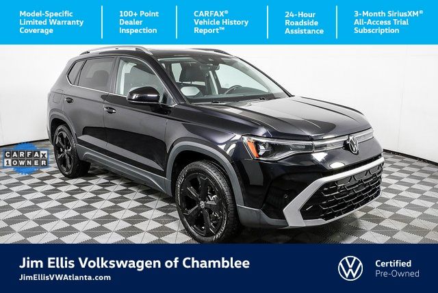 used 2025 Volkswagen Taos car, priced at $27,895