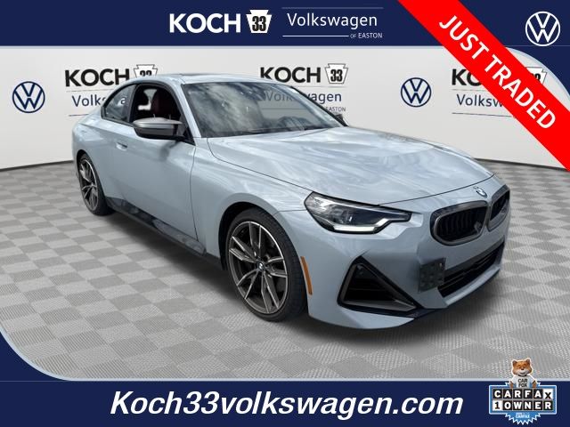 Brooklyn Gray Metallic 2022 BMW 2 Series M240i xDrive Coupe AWD Coupe All-Wheel Drive 8-Speed Automatic