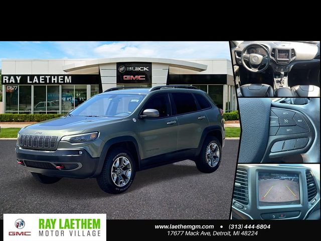 Olive Green Pearlcoat 2019 Jeep Cherokee SUV / Crossover Four-Wheel Drive 9-Speed Automatic