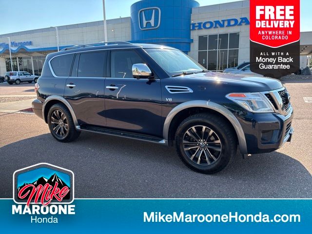 Hermosa Blue 2017 Nissan Armada SUV / Crossover Four-Wheel Drive 7-Speed Automatic