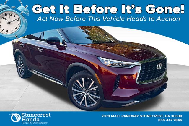 Deep Bordeaux 2023 INFINITI QX60 SUV / Crossover Front-Wheel Drive 9-Speed Automatic