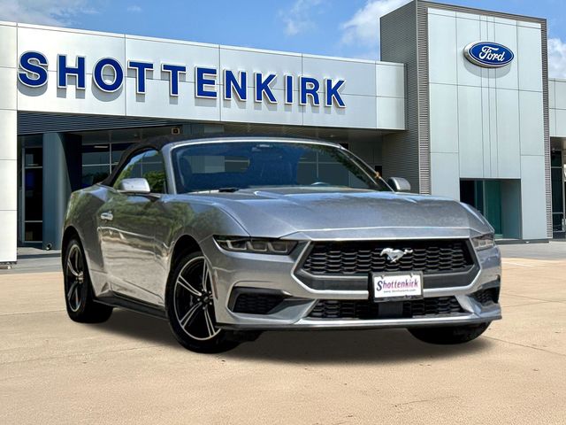 Silver Metallic 2024 Ford Mustang Convertible Rear-Wheel Drive Automatic