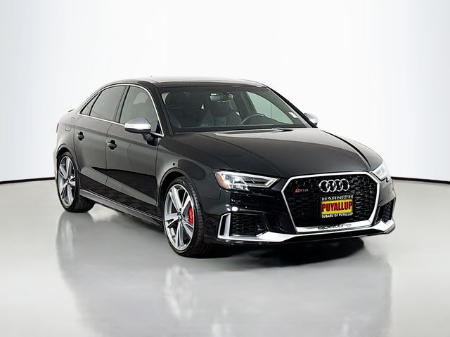 Mythos Black Metallic 2019 Audi RS 3 2.5T quattro Sedan All-Wheel Drive 7-Speed Automatic