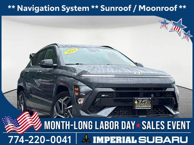 Ecotronic Gray Pearl 2024 Hyundai Kona SUV / Crossover All-Wheel Drive 8-Speed Automatic